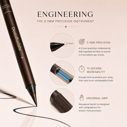 The Hours Dissolve. The Line Remains. 24HR Waterproof Eyeliner