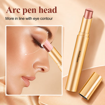 3 in 1 Easy Eyeshadow Stick for Beginners Waterproof Longwear Shimmer Makeup Set