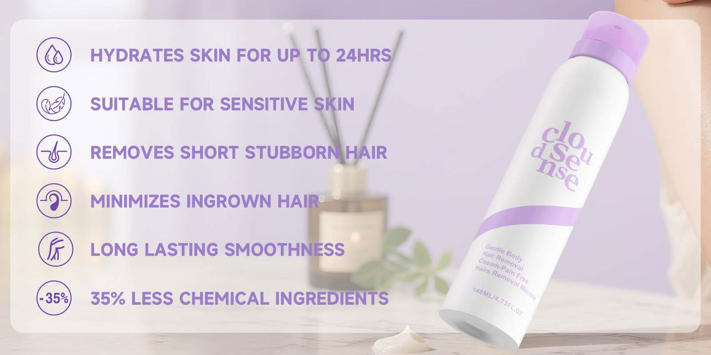 Dentafluxlabs- Pain-Free Hair Removal Mousse