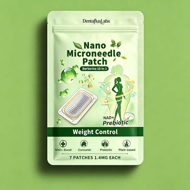 Dentafluxlabs® 10‑in‑1 Nano Microneedle Patch
