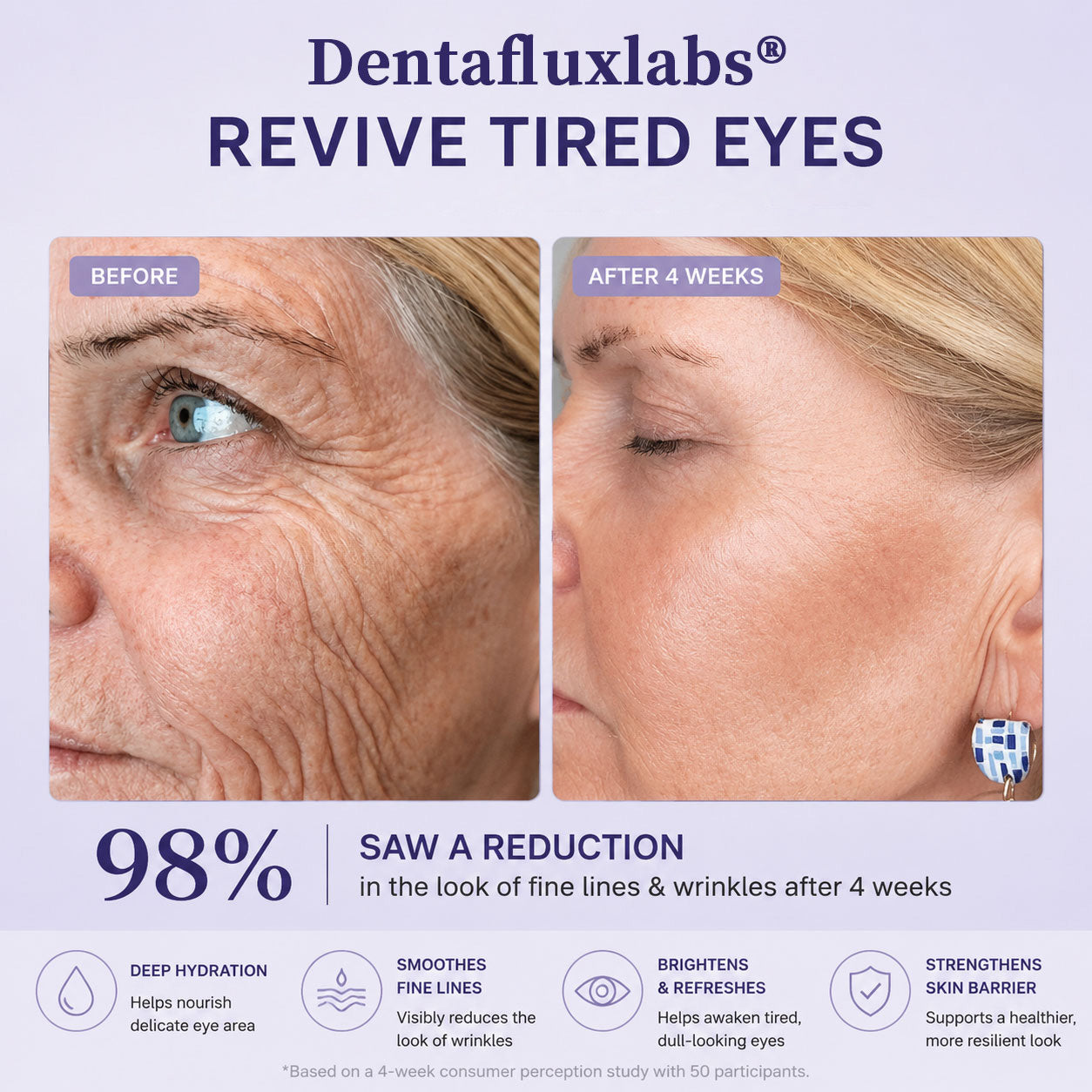 🔥 LAST DAY 50% OFF! Korean Dentafluxlabs Eye Cream for Dark Circles & Tired Eyes
