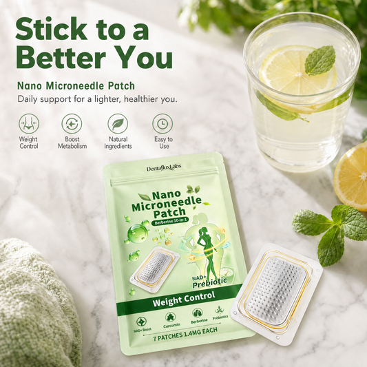 Dentafluxlabs® 10‑in‑1 Nano Microneedle Patch